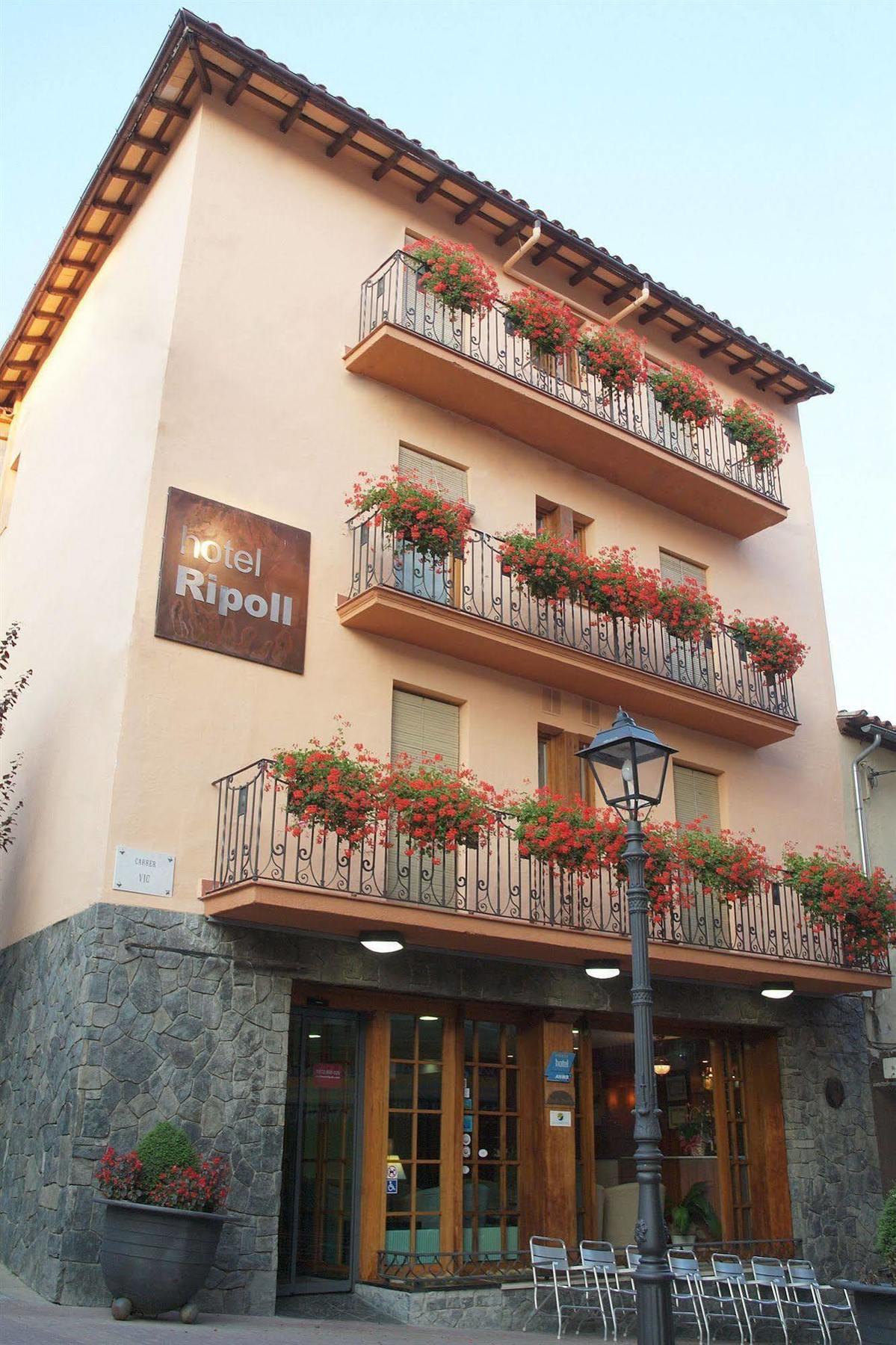 Hotel Ripoll Sant Hilari Sacalm Ngoại thất bức ảnh